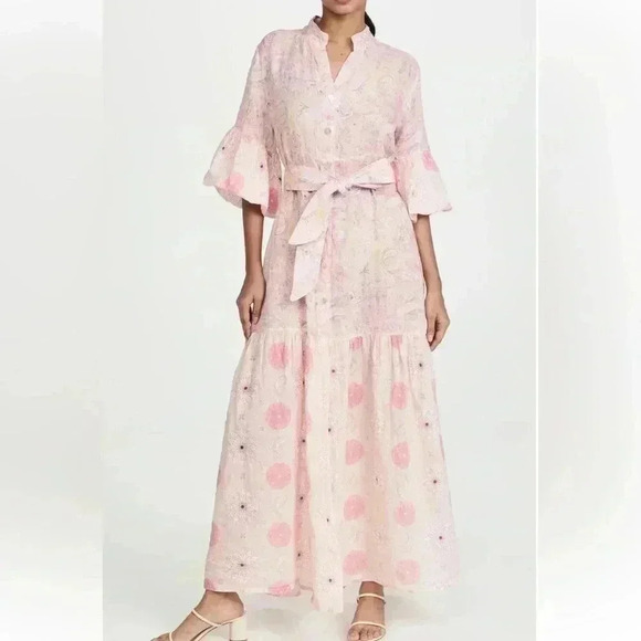 Temptation Positano // EUC Galeotta Dress in Pink Paisley - Picture 5 of 8
